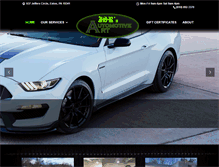 Tablet Screenshot of chestercountyautodetailing.com